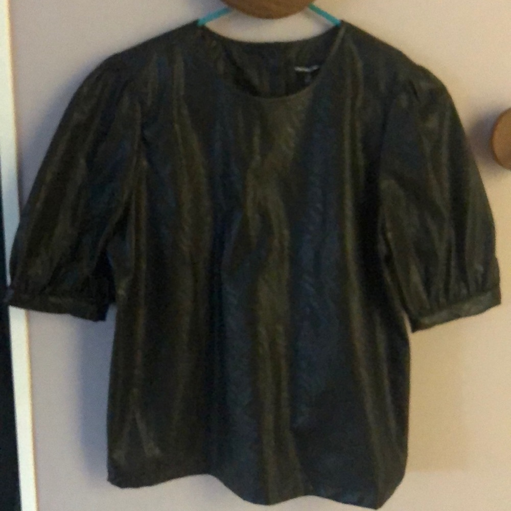 Who What Wear puffy short sleeve blouse
